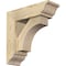 Ekena Millwork Westlake Traditional Rough Sawn Bracket w/ Offset Brace, Douglas Fir, 6"W x 18"D x 18"H BKT0604X18X18WTL01RDF - alternate 1